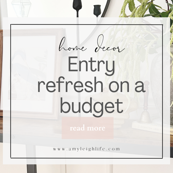 How to Refresh Your Entry on a Budget